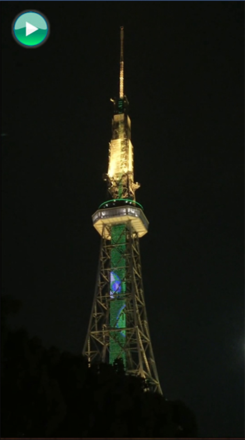 名古屋テレビ塔ライトアップ動画